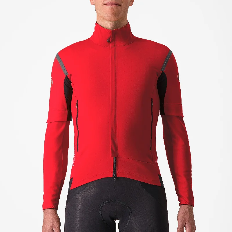 Giacca Castelli Perfetto RoS 2 Convertible - Rosso scuro