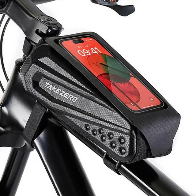 NEWBOLER Bicycle Bag Waterproof Touch Screen Cycling Bag Top Front Tube Frame MTB Road Bike Bag 7.2 Phone Case Bike Accessories