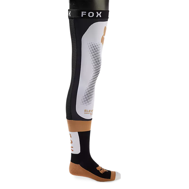 FOX 2024 FLEXAIR KNEE BRACE SOCKS - BLACK/WHITE