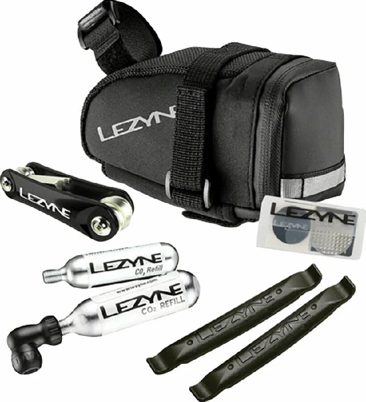 Lezyne M CADDY SEAT BAG w/ CO2 Patch Kit Tire Lever Tool