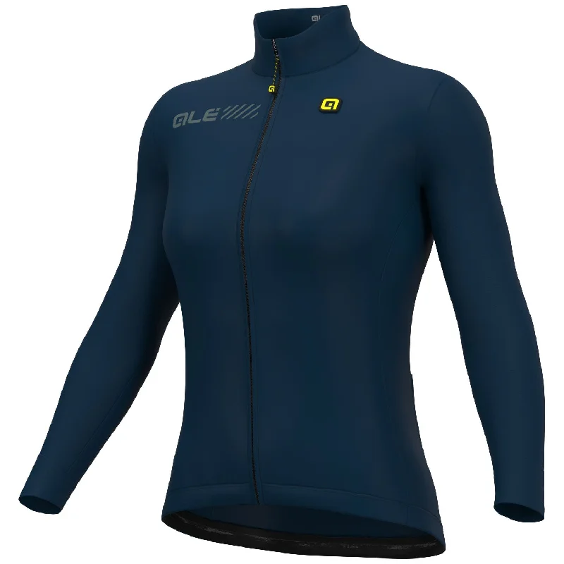 Maglia maniche lunghe donna Ale Solid Fondo 2.0 - Blu