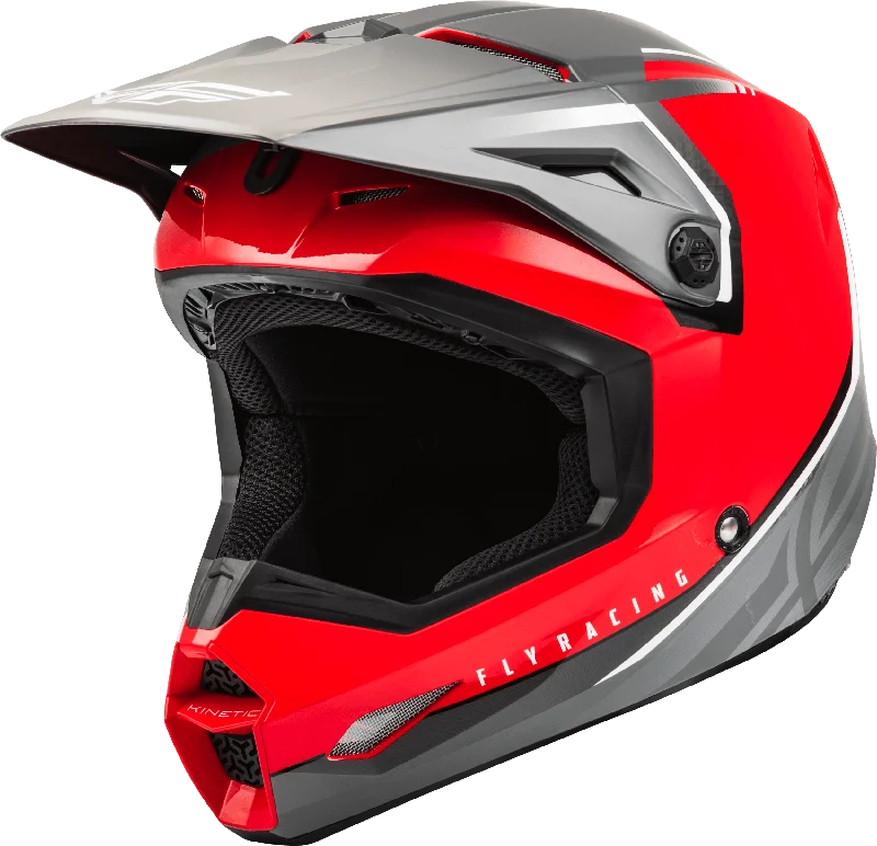 FLY 2024 YOUTH KINETIC VISION ECE HELMET - RED/GREY