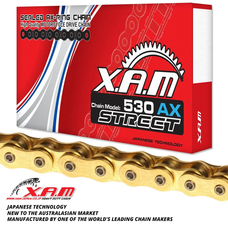 XAM 530AX X-Ring Chain - Gold / Gold (110L)