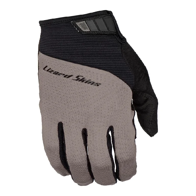 Lizard Skins Monitor Traverse Full Finger Gloves Titanium Grey XS Pair