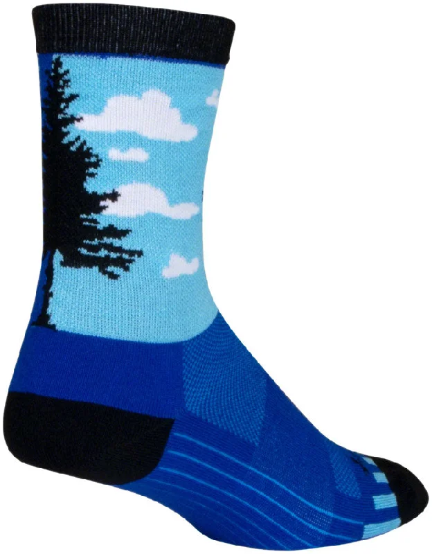 SockGuy Night and Day Crew Sock - 6" Small/Medium