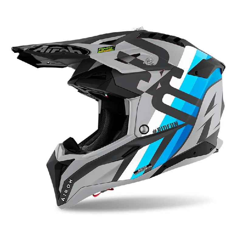 AIROH AVIATOR 3 HELMET - RAINBOW ANTHRACTIE MATTT