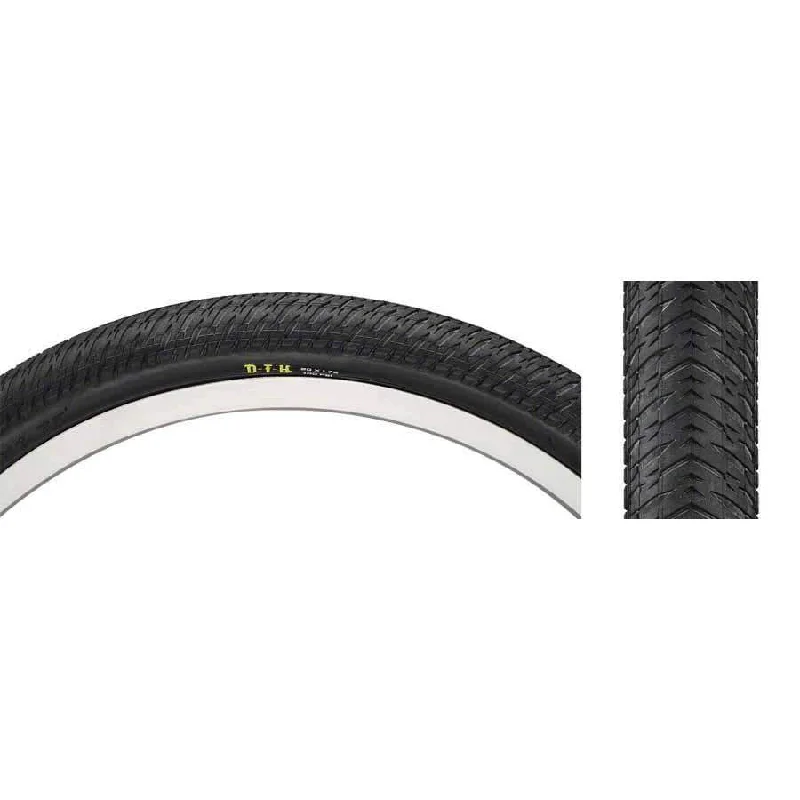 DTH Bike Tire: 20 x 1-3/8", Wire, 120tpi, Dual Compound, SilkWorm