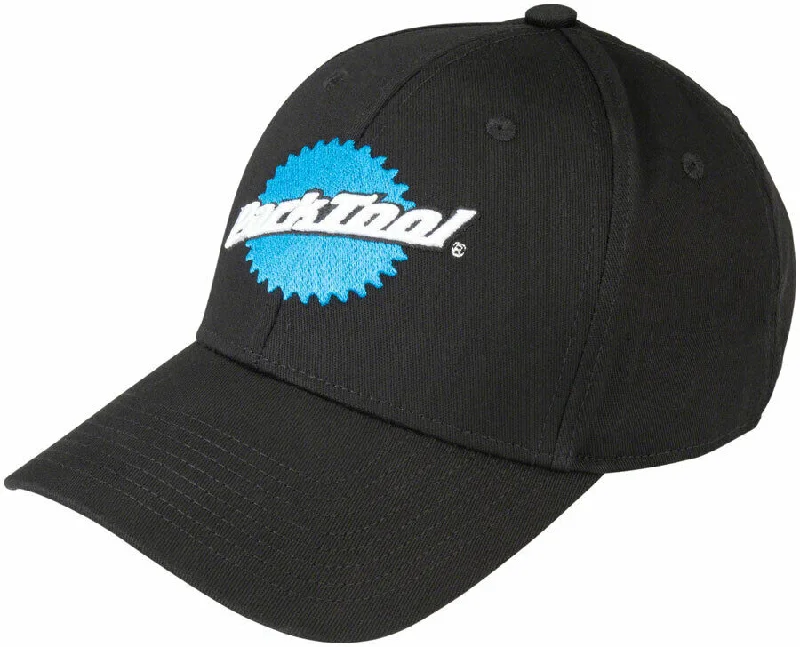 Park Tool HAT-9 CLASSIC LOGO BALL CAP Black w/ Blue/White Logo