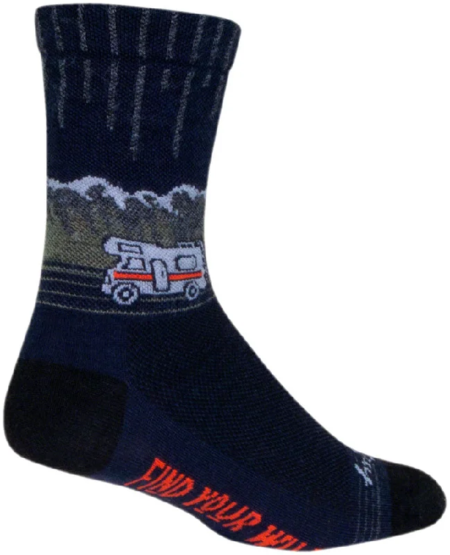 SockGuy Wild Wool Socks - 6" Small/Medium