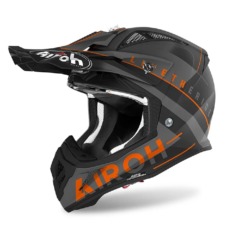 AIROH AVIATOR ACE HELMET - AMAZE ORANGE MATT