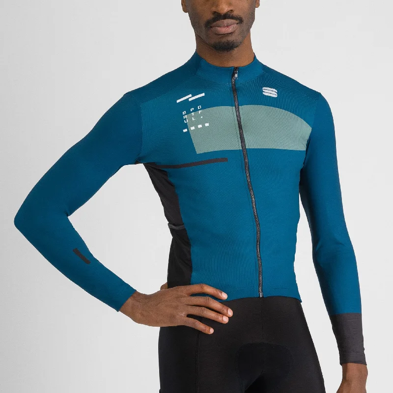 Maglia maniche lunghe Sportful Breakout Supergiara - Blu