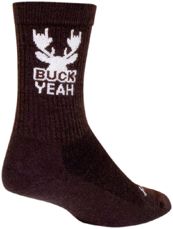 SockGuy Buck Yeah Wool Socks - 6" Small/Medium