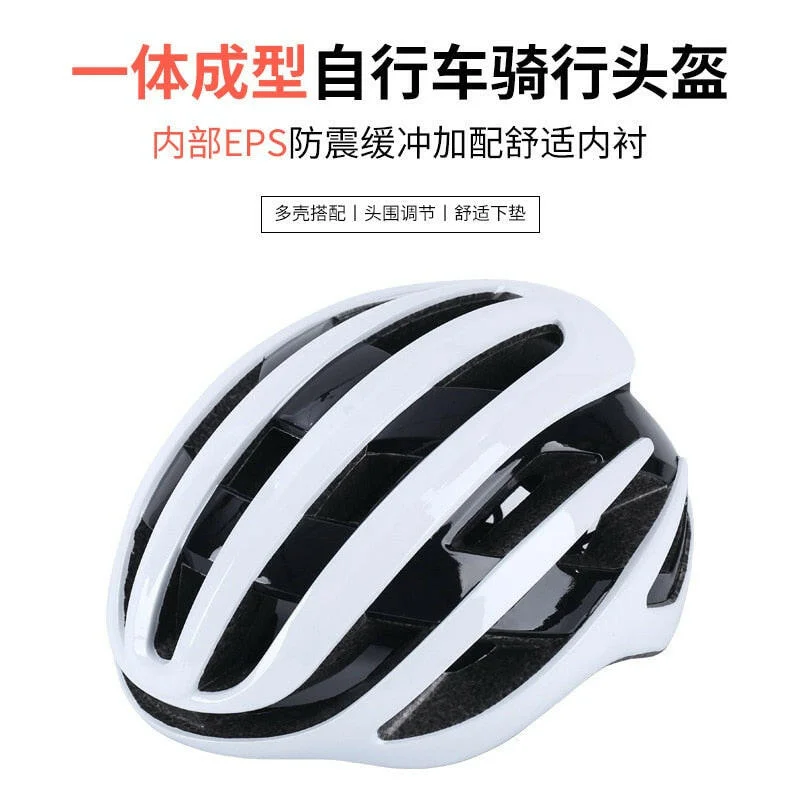 Road Bicycle Helmet Red Cycling helmet For Man Women Size M L EPS + PC Shell Mtb Bike Equipment Outdoor Sports Safety Cap