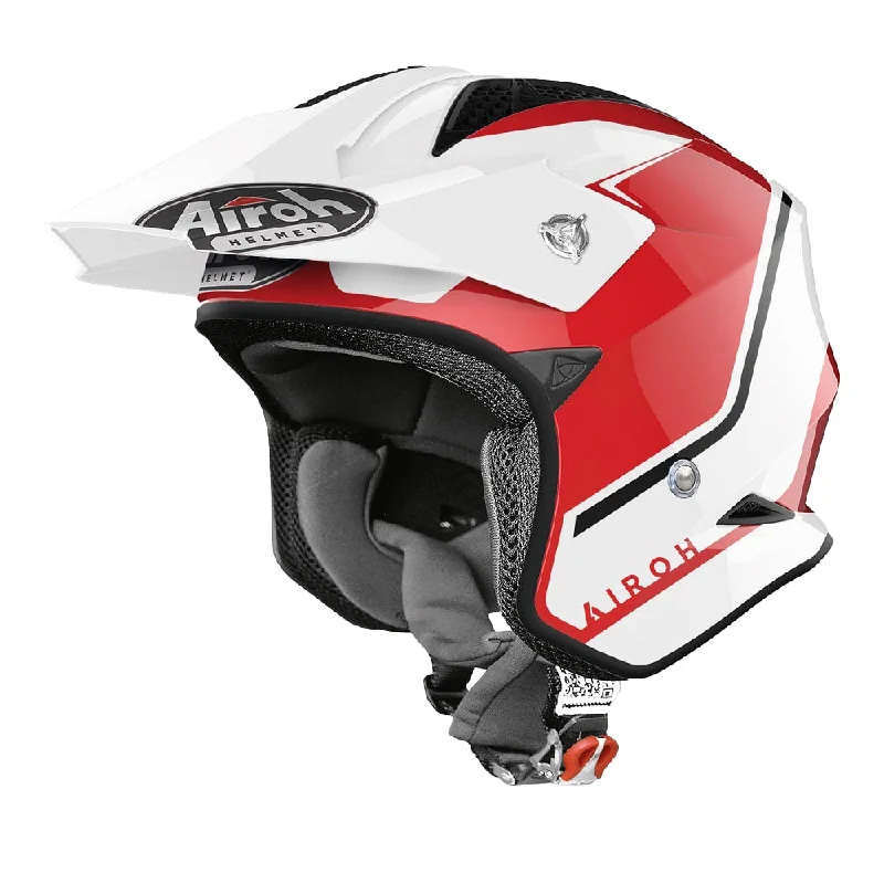 AIROH TRRS KEEN HELMET - RED GLOSS