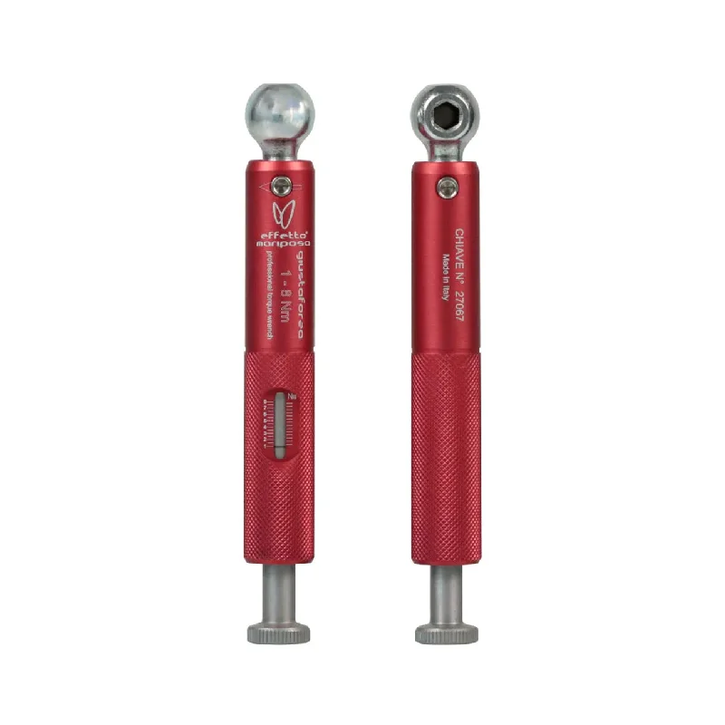 Effetto Mariposa Giustaforza 1-8 Nm Torque Wrench with Bits and Wrap