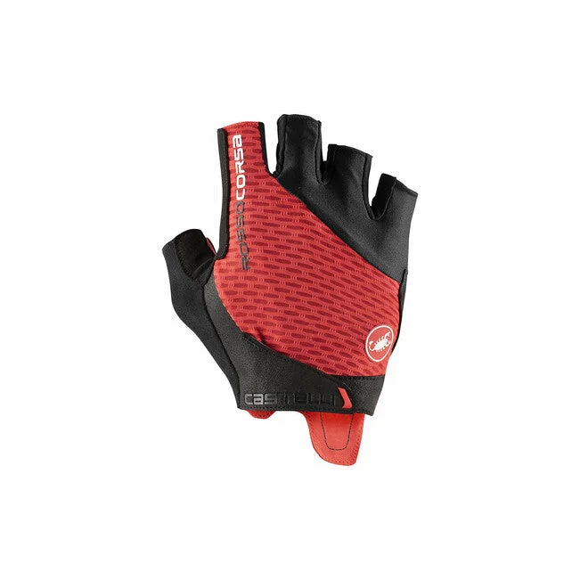 CASTELLI ROSSO CORSA PRO V GLOVE (RED)