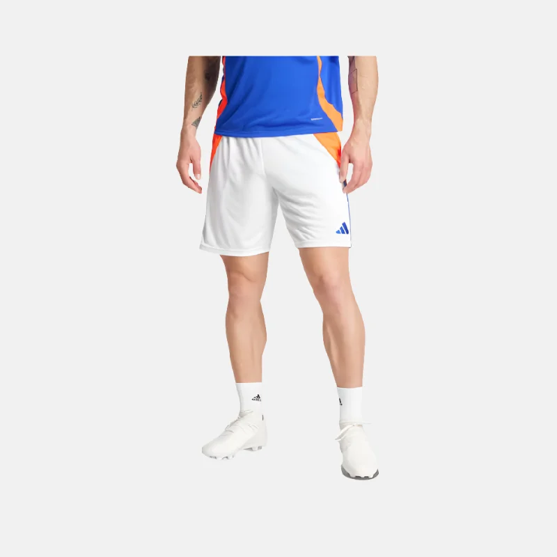 Adidas Tiro 24 Men's Football Training Shorts -White/Lucid Blue/Solar Red