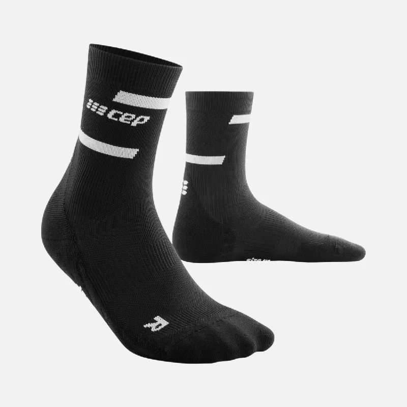 Cep The Run Compression 4.0 Mid Cut Men's Socks -Black