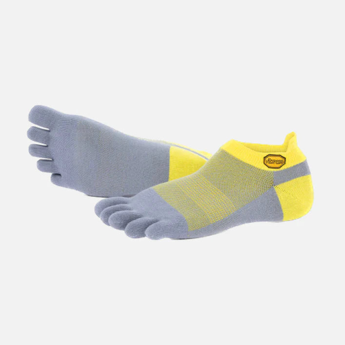 Vibram 5Toe Sock No Show (1pair)(Grey/Yellow)