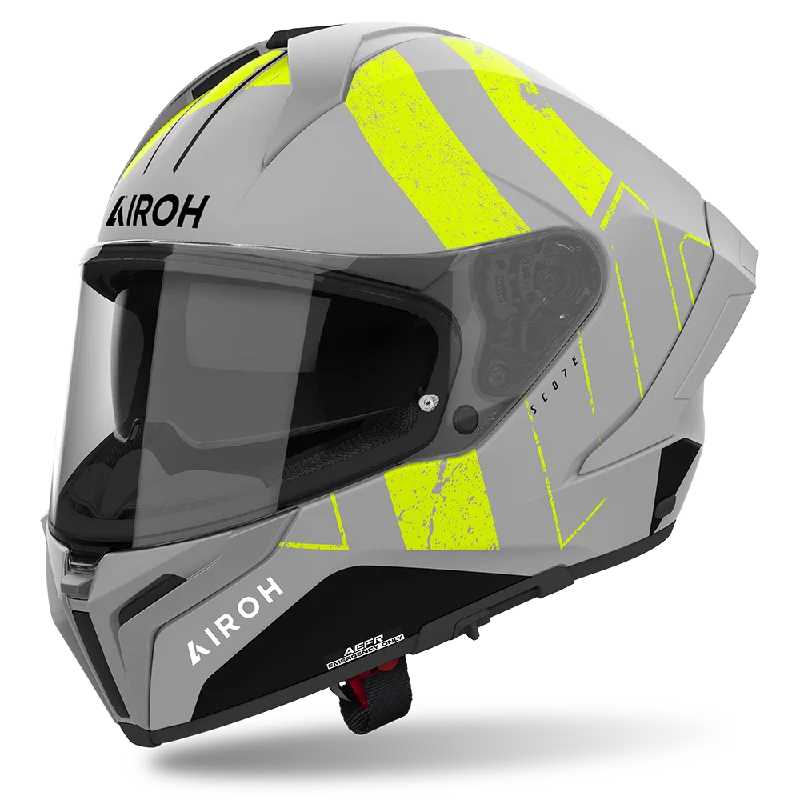 AIROH MATRYX HELMET - SCOPE YELLOW MATT