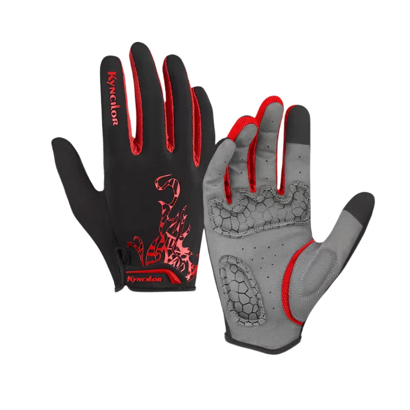 Cycling Gloves Men Sports Bicycle Gloves Touchscreen Shockproof Cycling Gloves Anti Slip Bike Gloves