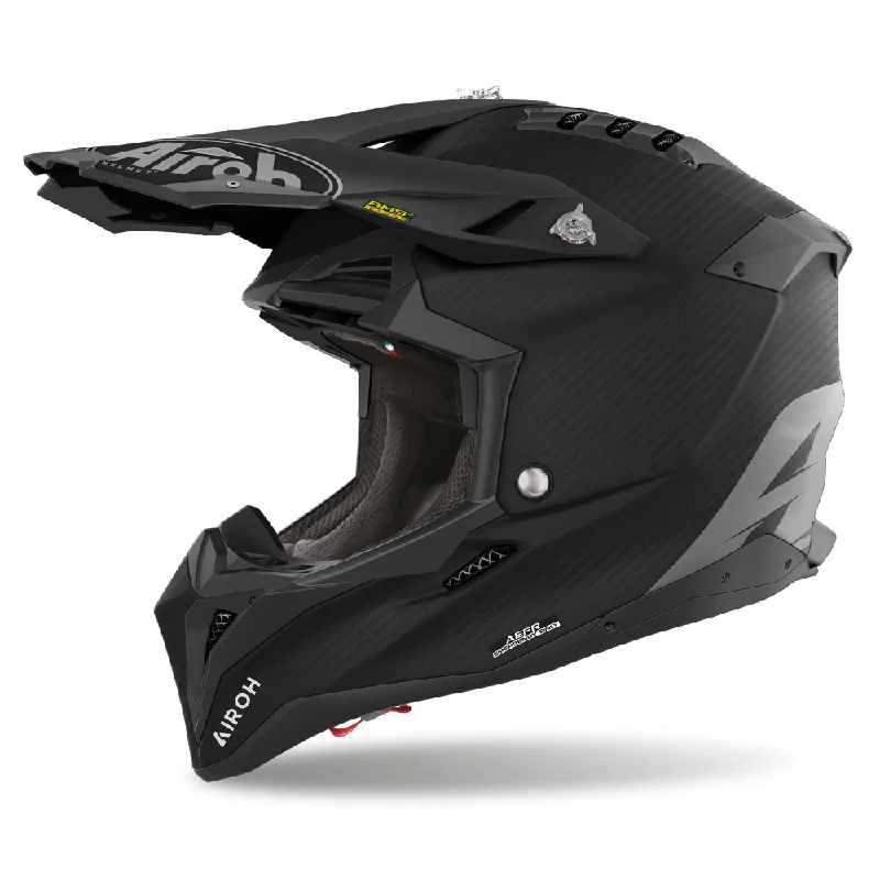 AIROH AVIATOR 3 HELMET - FULL CARBON MATT