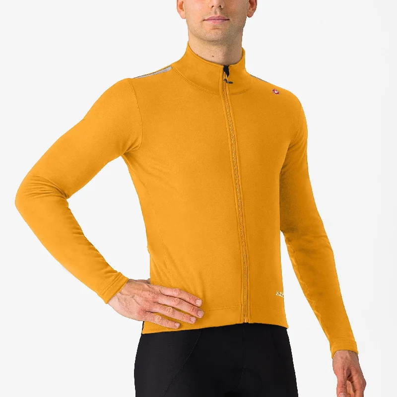 Maglia maniche lunghe Castelli Espresso Thermal - Giallo