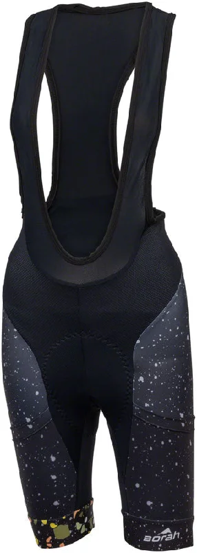 Salsa Womens Terrazzo Aero Cargo Bib Short - 2X-Large Black