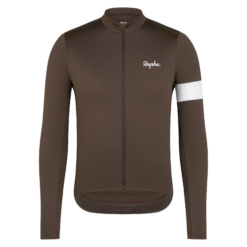 Maglia maniche lunghe Rapha Core - Marrone