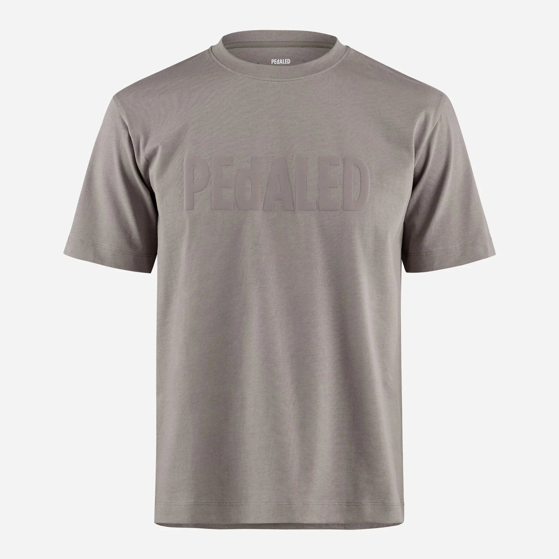 T-Shirt Pedaled Logo - Grigio