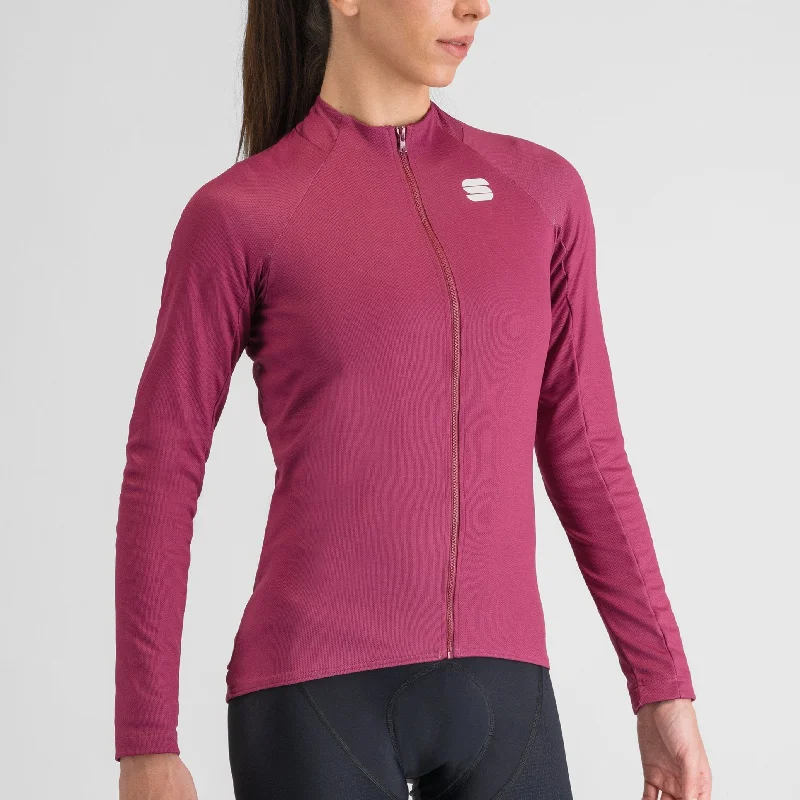 Maglia donna maniche lunghe Sportful Matchy - Viola chiaro