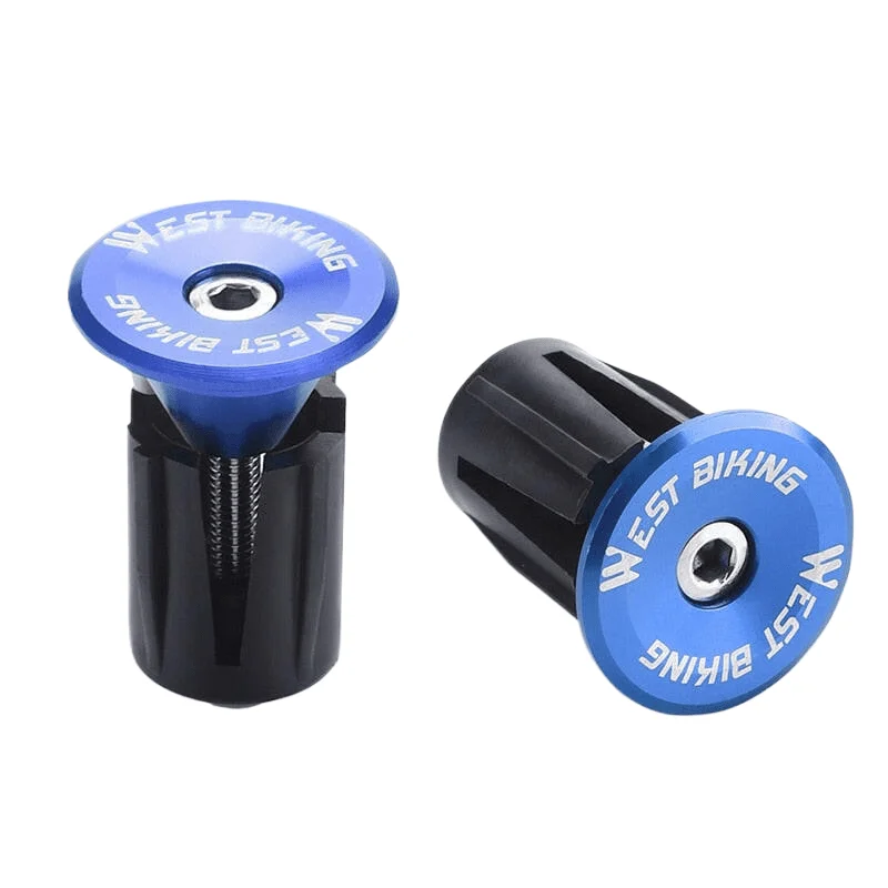 Colorful Handlebar End Plugs With Tools Alunimum Alloy Road Bike MTB Handle Bar End Cap Expansion Plugs 22-24mm