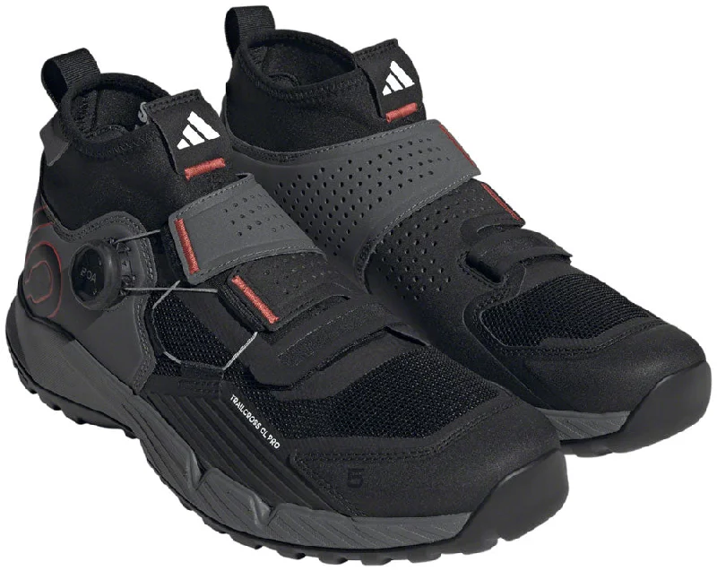 Five Ten Trailcross Pro Mountain Clipless Shoes - Mens Gray Five/Core BLK/Red 7