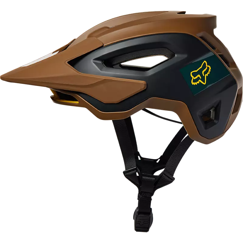 FOX SPEEDFRAME PRO BLOCKED HELMET - NUTMEG