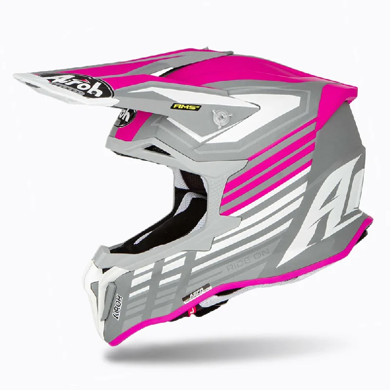 AIROH STRYCKER HELMET - SHADED PINK MATT