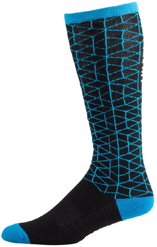 45NRTH Lumi Midweight Knee High Wool Sock - Blue Small