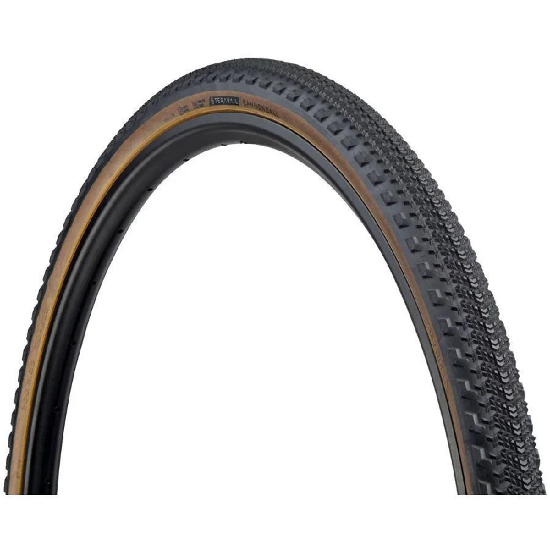 Cannonball Tire - 700 x 38 Tubeless Folding Tan Light and Supple