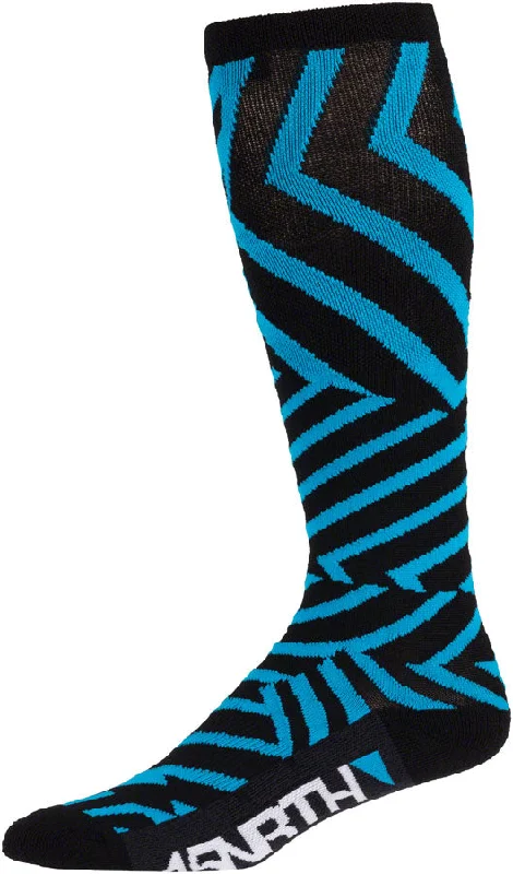 45NRTH Dazzle Midweight Knee Wool Sock - Blue Medium