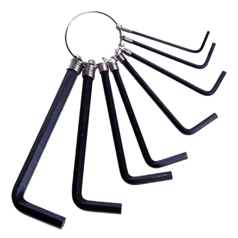 8 In 1 Hex Key Allen Wrench Set 1.5~6mm Outdoor Bicycle Repair Hand Tools Moutain Cycle Multifunctional Tool Kit Box Key Chain