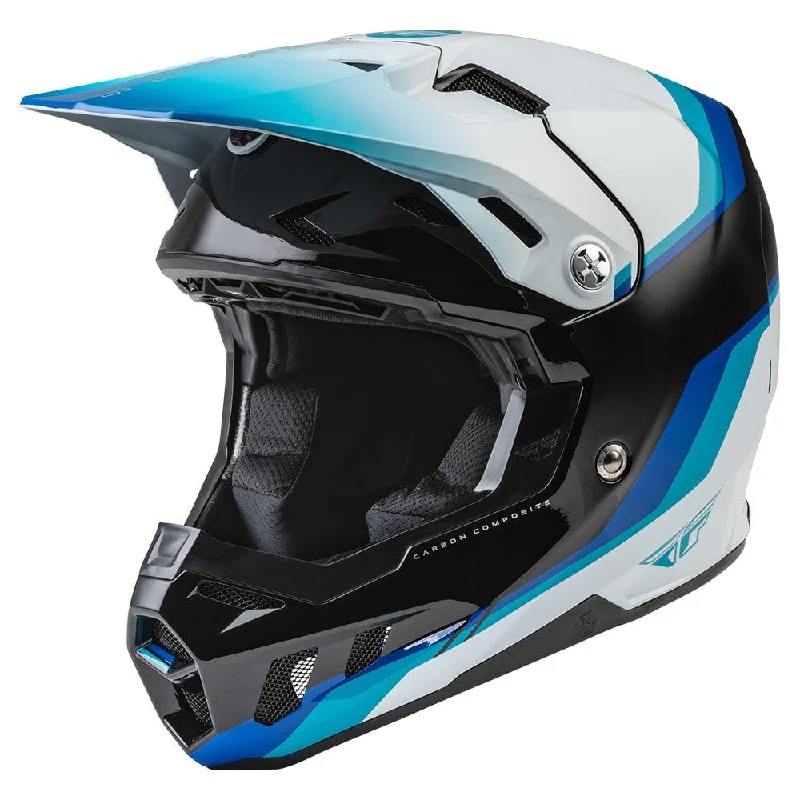 FLY 2024 DRIVER FORMULA CC YOUTH HELMET - BLACK/BLUE/WHITE