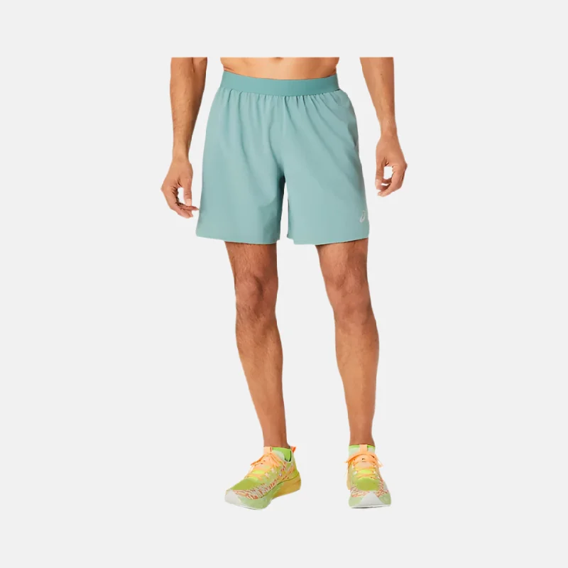 Asics Road 2in1 7inch Men's Running Shorts - Celadon/Light Celadon