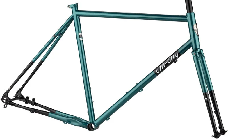 All-City Super Professional Frameset - 700c / 650b Steel Night Jade 46cm