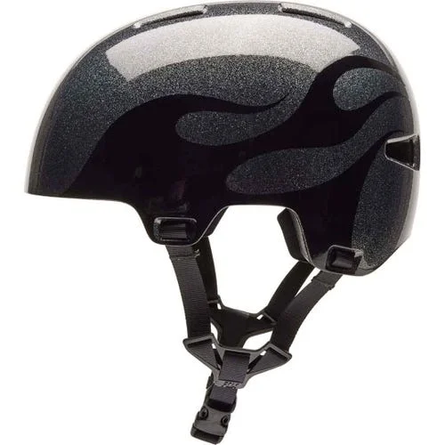 FOX FLIGHT HELMET - SILVER METAL