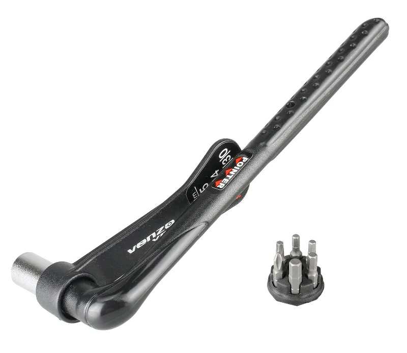 Venzo Economical Bike Bicycle 1/4 Inch Driver Beam - Torque Wrench Allen Key Tools Socket Set Kit 1-10Nm - Great Maintenance Tool for MTB & Road Bike