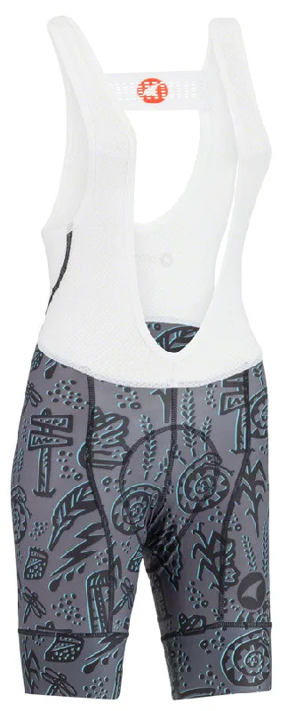 Salsa Team Gravel Story Bib Short - Womens Gray X-Large