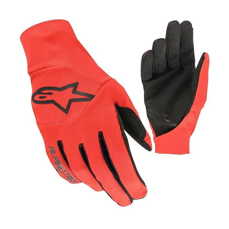 AlpineStars Drop 4.0 Gloves MTB Gloves - Red