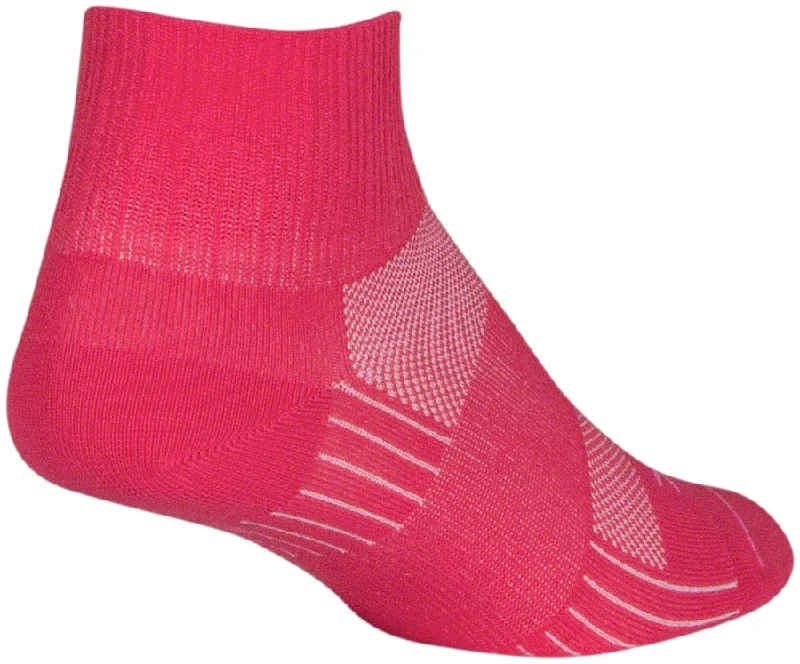 SockGuy Pink Sugar SGX Socks - 2.5" Pink Large/X-Large